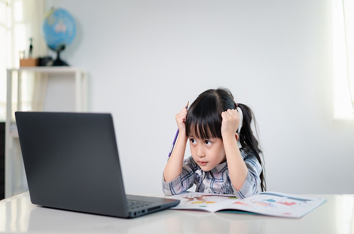 penyebab anak malas belajar online di rumah