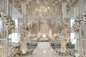 ilustrasi dekorasi wedding